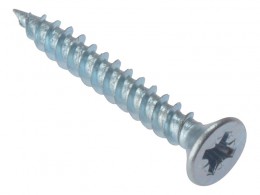 ForgeFix General Purpose Pozi Screw Countersunk TT ZP 1 x 6 Box 200 £1.59